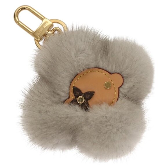 LOUIS VUITTON Vivienne Porte Cles Vivienne Charm Gray M00894 Auth 121763A - Picture 1 of 7